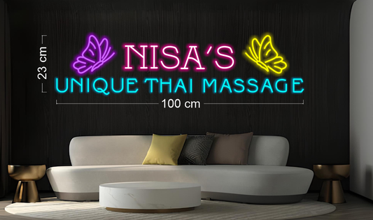 Enseigne au néon LED personnalisée pour entreprise 