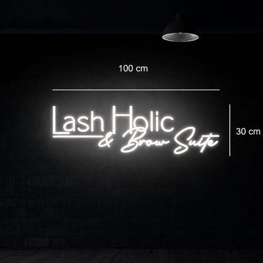 Lash Holic & Brow Suite | LED Neon Sign
