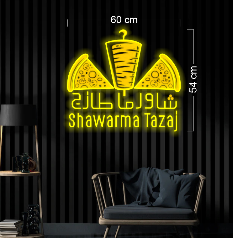 SHAWARMA TAZAJ | 2 LED Neon Signs