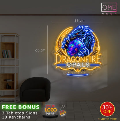 Enseigne au néon LED personnalisée pour entreprise 