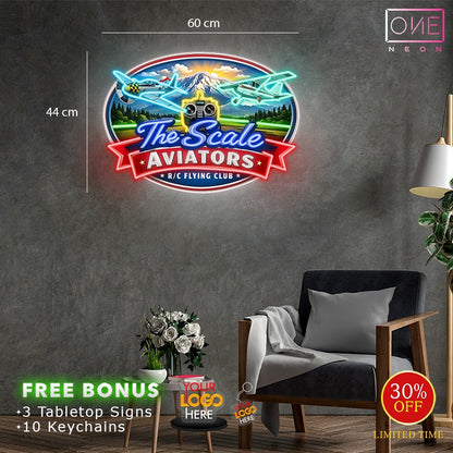 THE SCALE AVIATORS | LED Neon Sign