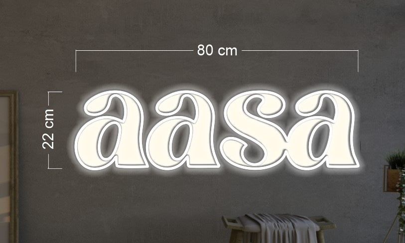Aasa | LED Neon Sign – ONE Neon™ Sign - Australia