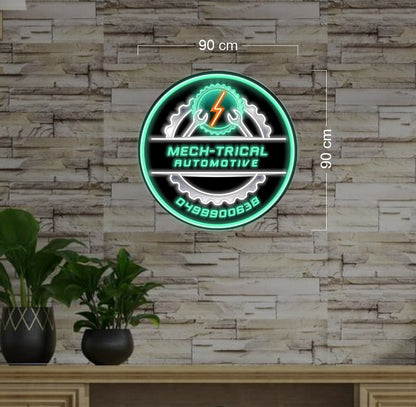 Enseigne au néon LED personnalisée pour entreprise 
