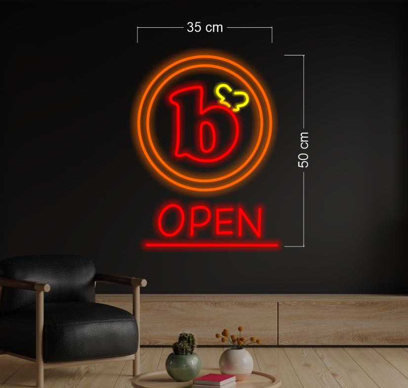 Enseigne au néon LED personnalisée pour entreprise 