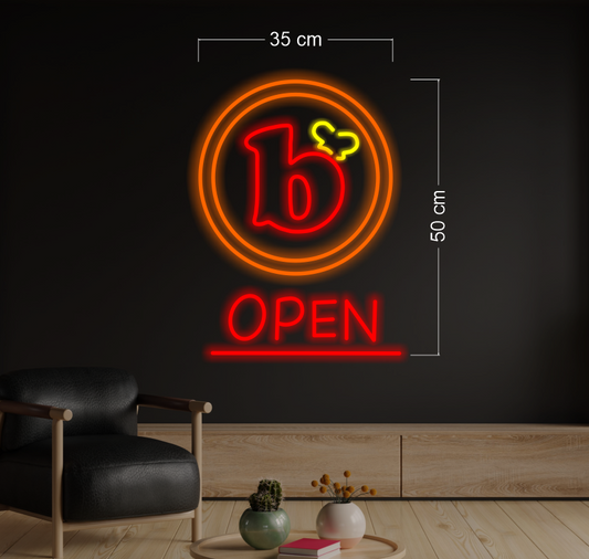 Enseigne au néon LED personnalisée pour entreprise 