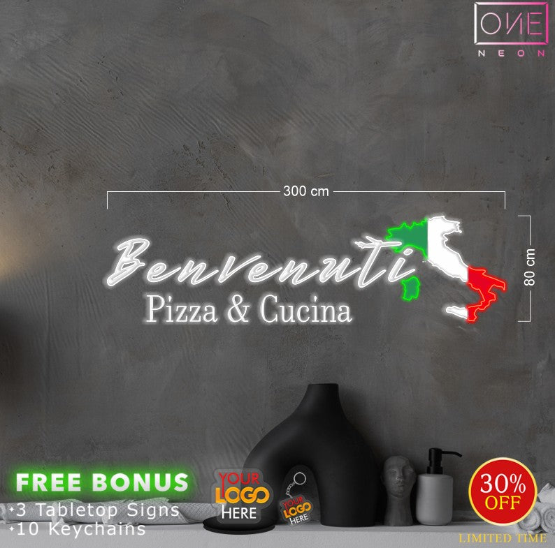 Benvenuti Pizza & Cucina | LED Neon Sign