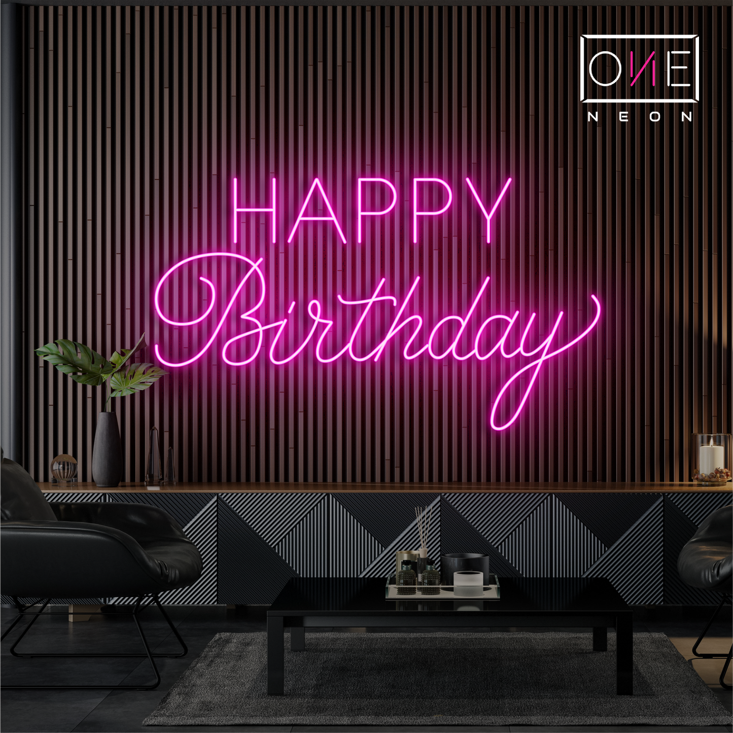Happy Birthday Led Neon Sign