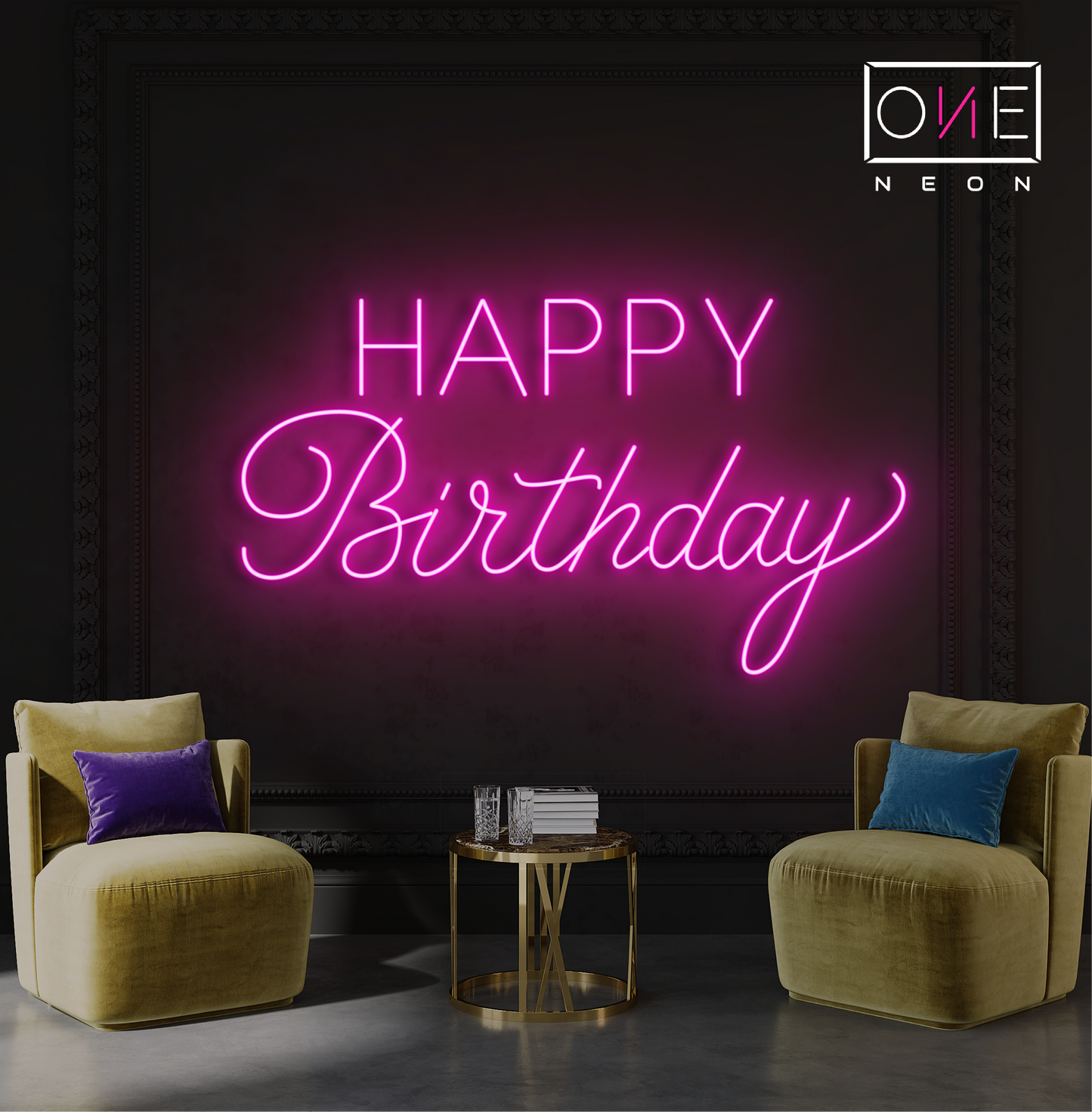Happy Birthday Led Neon Sign