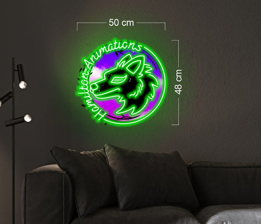 Enseigne au néon LED personnalisée pour entreprise 