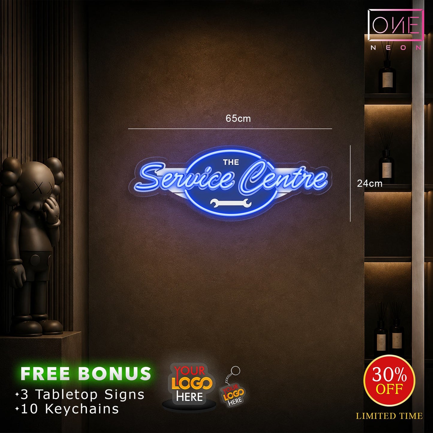 The service centre | LED Neon Sign