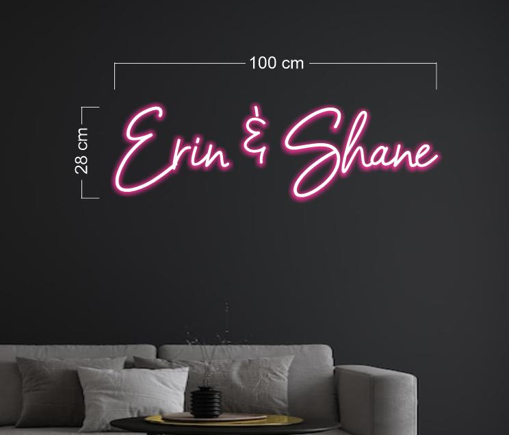 Enseigne au néon LED personnalisée pour entreprise 