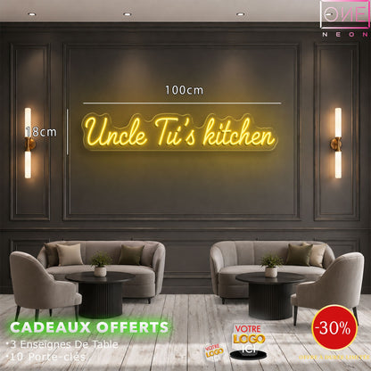 Enseigne au néon LED personnalisée pour entreprise 