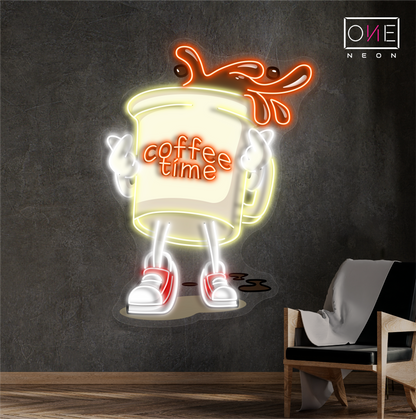 Coffee Time Artwork Led Neon Sign