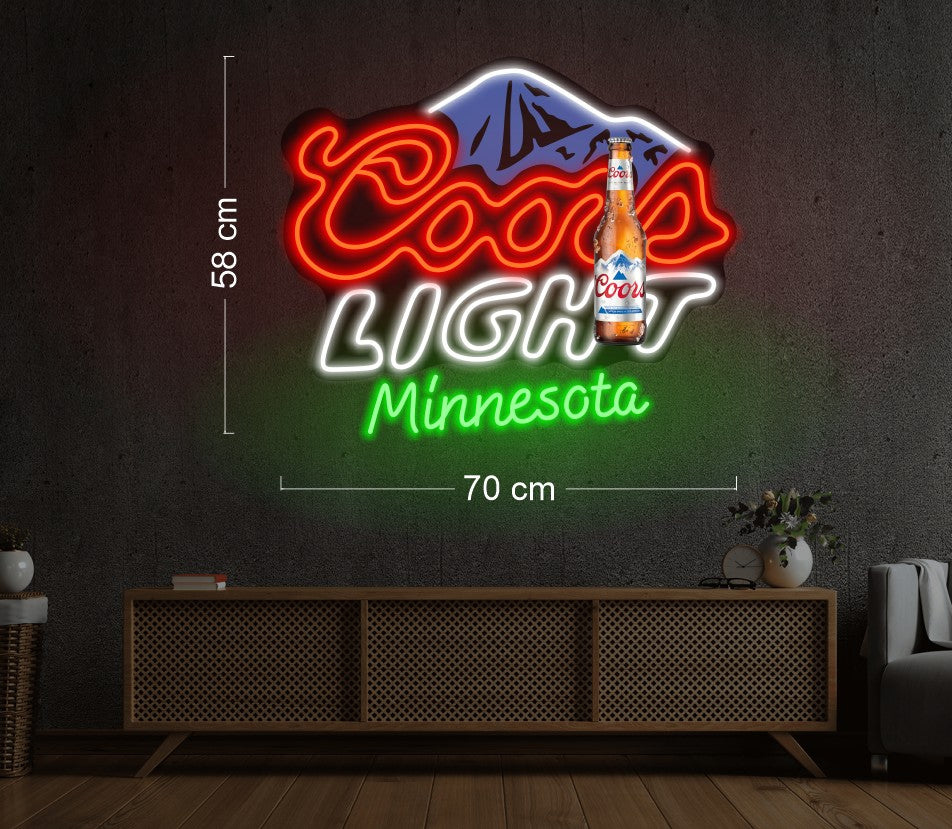 COORS LIGHT MINNESOTA | LED Neon Sign