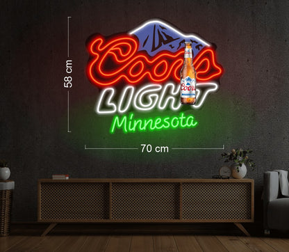 COORS LIGHT MINNESOTA | LED Neon Sign