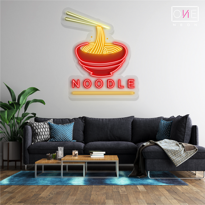 Noodle Artwork Led Neon Sign