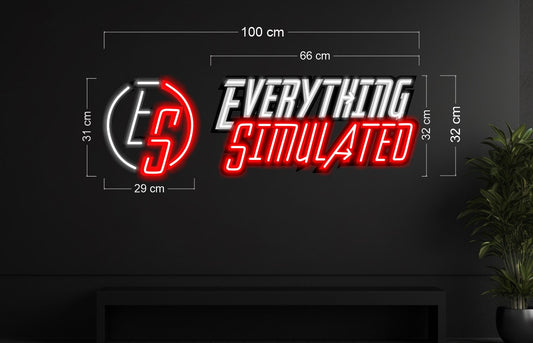 Everything Simulated| LED Neon Sign