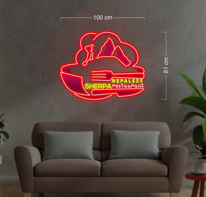 Enseigne au néon LED personnalisée pour entreprise 