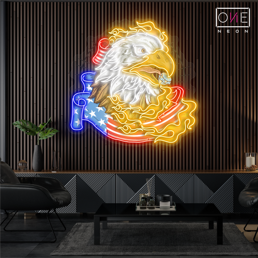 American Freedom Artwork Led Neon Sign