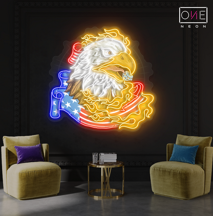 American Freedom Artwork Led Neon Sign