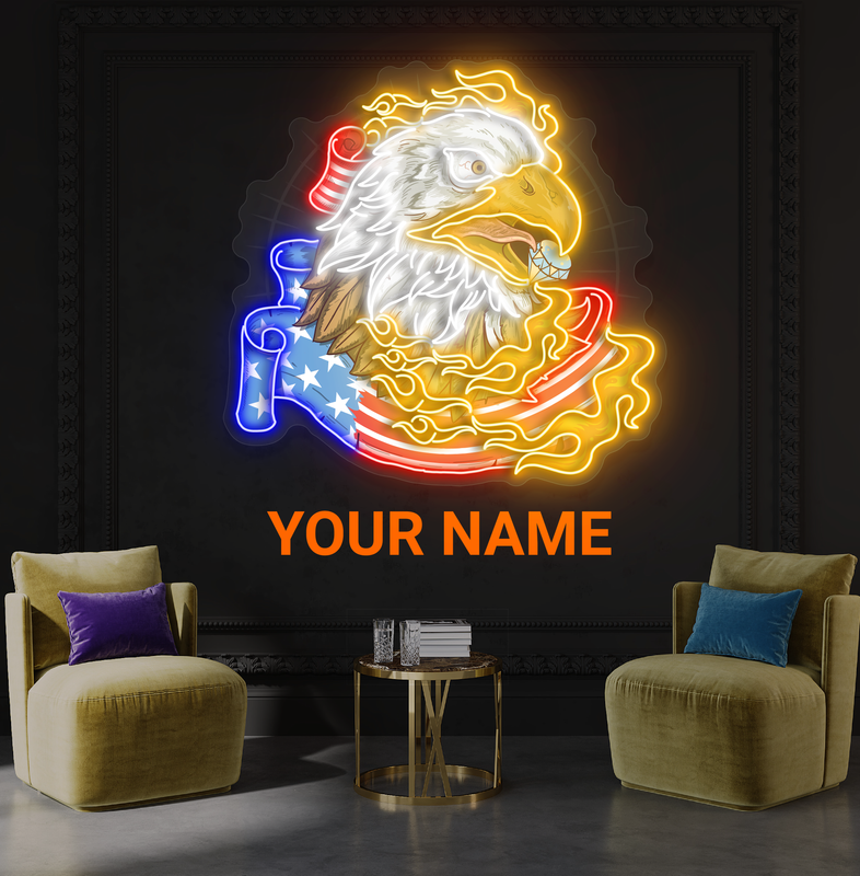 American Freedom Artwork Led Neon Sign