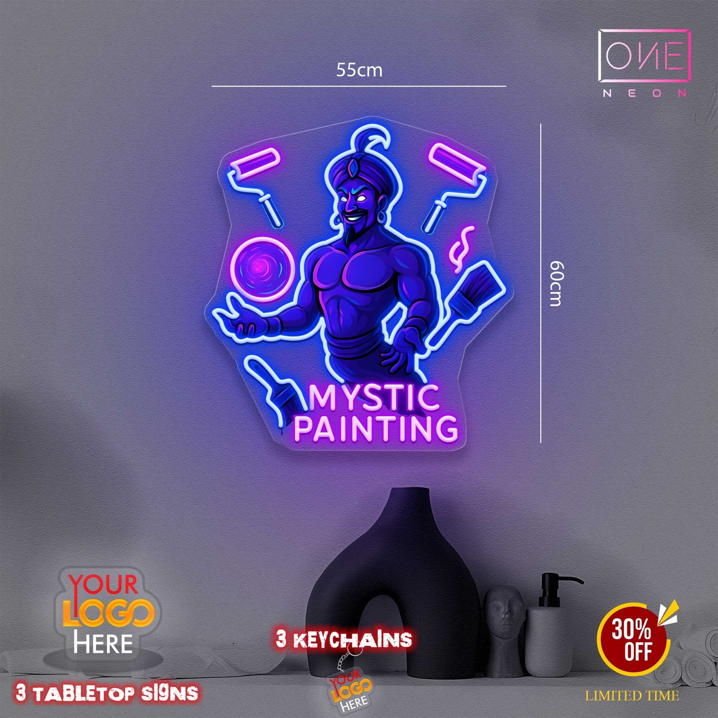 MYSTIC PAINTING | LED Neon Sign