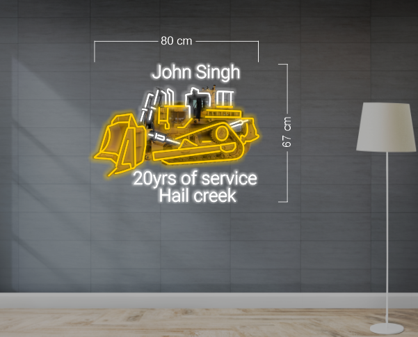 John Singh 20yrs of service hail cr| LED Neon Sign