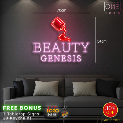 BEAUTY GENESIS | LED Neon Sign (muticolors)