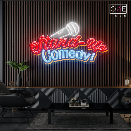 Stand-Up Comedy Artwork Led Neon Sign