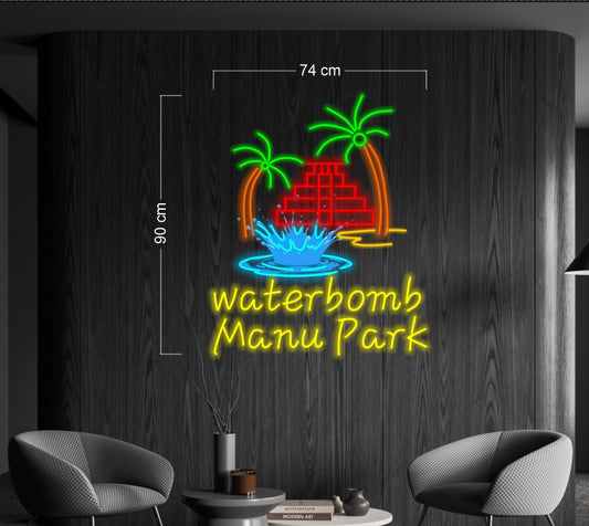 WATERBOMB MANU PARK | LED Neon Sign