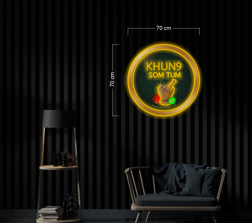 Khun9 Som Tum | LED Neon Sign