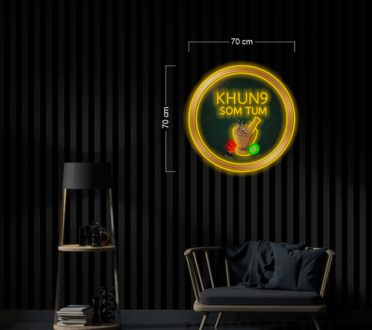Enseigne au néon LED personnalisée pour entreprise 