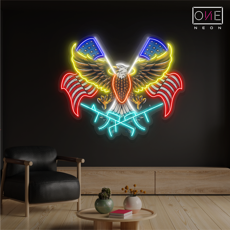 Guardian of Freedom Artwork Led Neon Sign