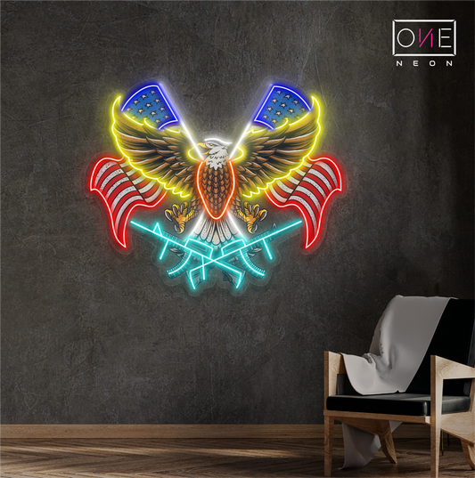 Guardian of Freedom Artwork Led Neon Sign