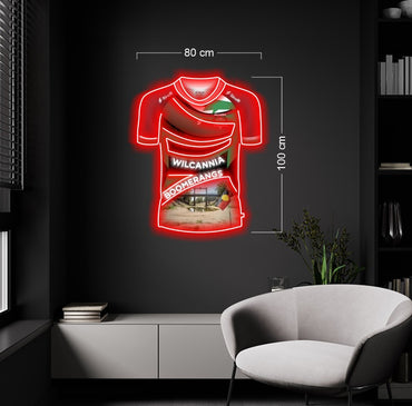 WILCANNIA BOOMERANGS Front jersey& back jersey | LED Neon Sign