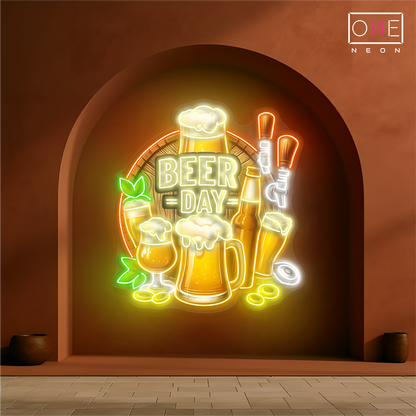 Beer Day Artwork Led Neon Sign