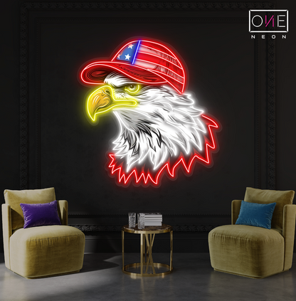 American Eagle Artwork Led Neon Sign