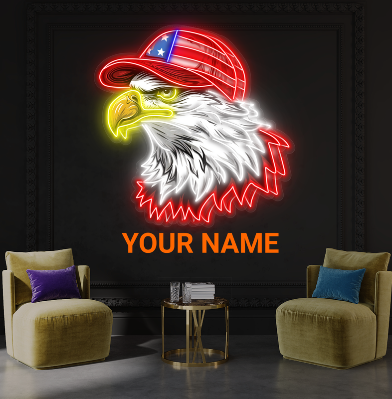 American Eagle Artwork Led Neon Sign