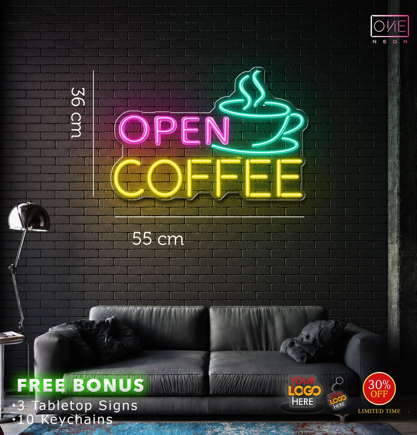 OPEN COFFEE | LED Neon Sign