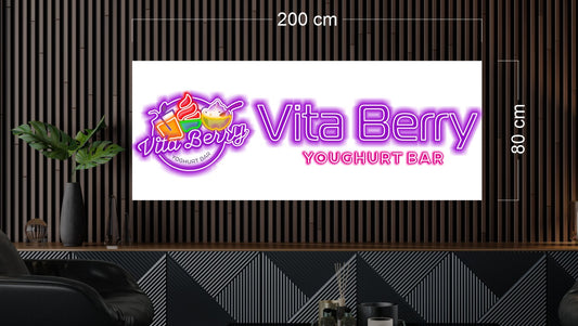 VITA BERRY | LED Neon Sign (outdoor option)