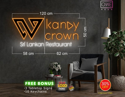 Enseigne au néon LED personnalisée pour entreprise 