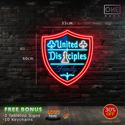 United Disciples  Family  | LED Neon Sign