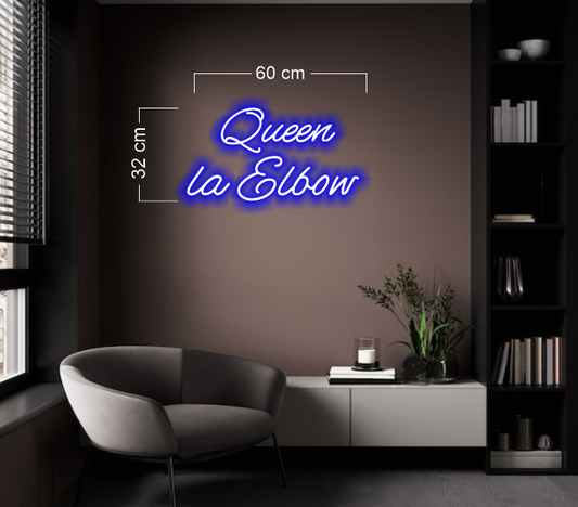 Queen la Elbow+II Bulls Muaythai| LED Neon Sign