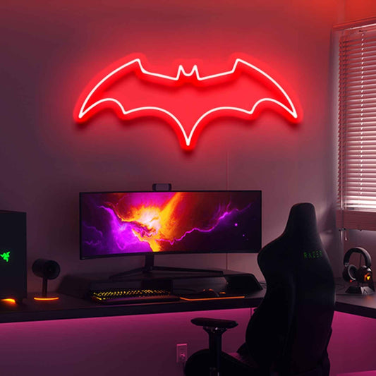 Batman logo (rgb colors) | LED Neon Sign