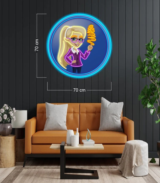 Enseigne au néon LED personnalisée pour entreprise 