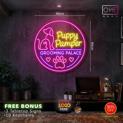 Puppy Pamper| LED Neon Sign