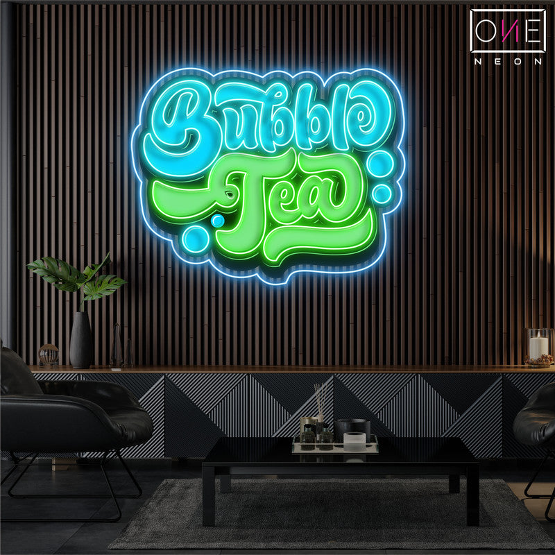 Bubble Tea Artwork Led Neon Sign