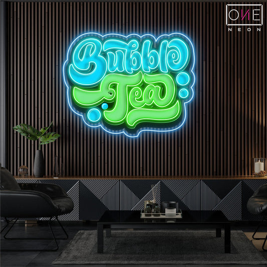 Bubble Tea Artwork Led Neon Sign