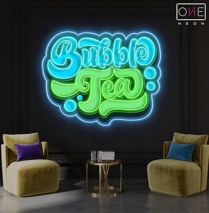 Bubble Tea Artwork Led Neon Sign