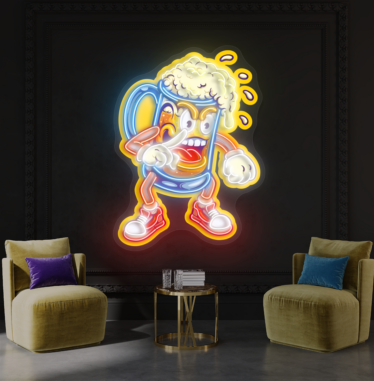 Brew Brawler Artwork Led Neon Sign